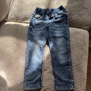 Diesel Boys Blue Knit-Waist Stretch Jeans